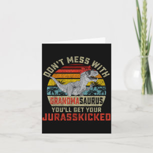 Spiel nicht mit Grandmasaurus, du wirst Jurkicked Karte