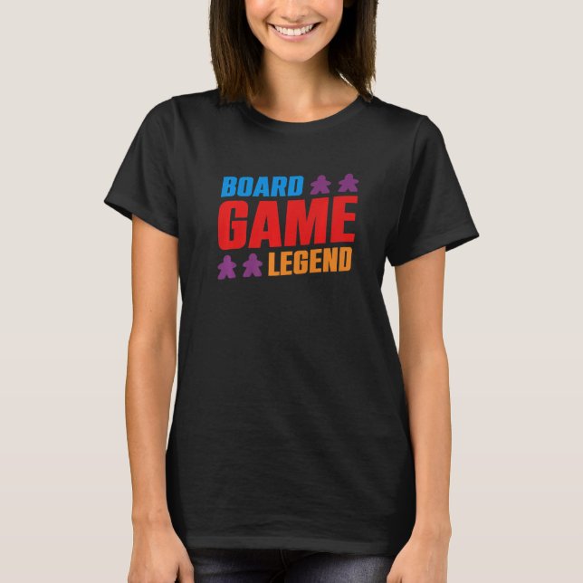 Spiel Night Board Legende T-Shirt (Vorderseite)