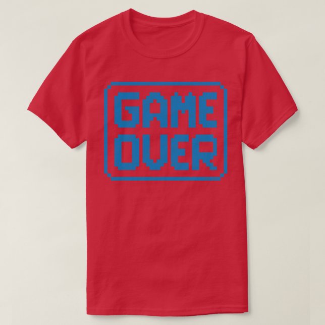SPIEL OVER Blue Worf T-Shirt (Design vorne)