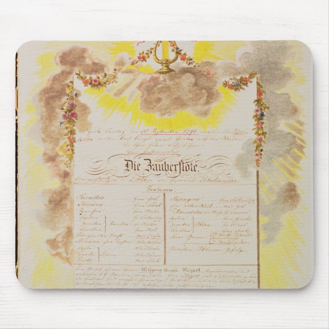Spiel-Rechnung für 'das magische Flute Mousepad (Vorne)
