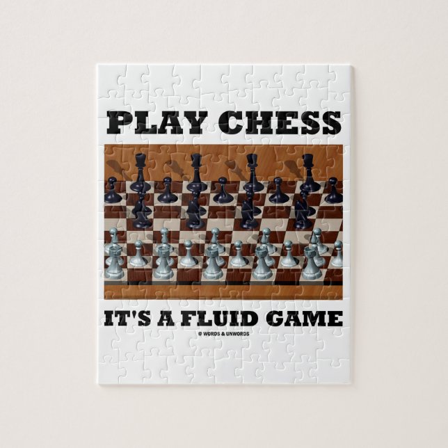 Spiel-Schach ist es ein flüssiges Spiel Puzzle (Vertikal)
