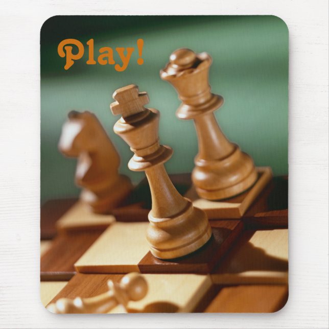 Spiel! Schach Mousepad (Vorne)