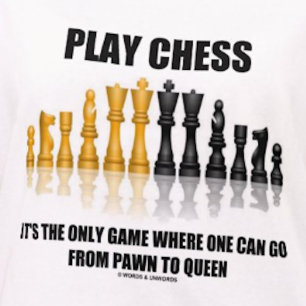 Spiel-Schach, wo man Pfand zur Königin gehen kann T-Shirt