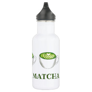 Spiel Set Match Matcha Green Tea Latte Feinschmeck Edelstahlflasche