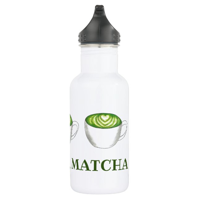 Spiel Set Match Matcha Green Tea Latte Feinschmeck Edelstahlflasche (Rechts)