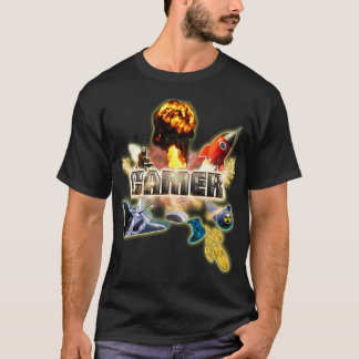 Spiel-Shirt: Videospiel-Thema (Gamer bei der T-Shirt