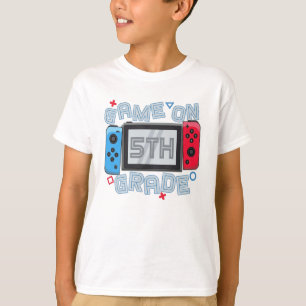 Spiel Startet 5. Klasse Zurück zur Schule Videospi T-Shirt