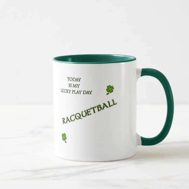 Spiel-TagesRacquetball Tasse (Rechts)