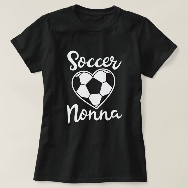 Spiel-Taggeschenk stolzer Fußball Nonna Frauen T-Shirt (Design vorne)
