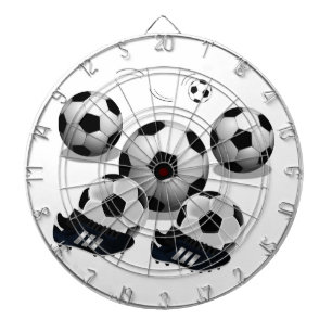 Spiel-Team-Zug trägt Ball-Spaß-Fußball-Spiel zur Dartscheibe