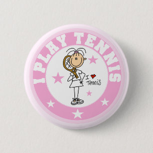 Spiel-Tennist-shirts und -geschenke des Mädchen-I Button