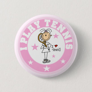 Spiel-Tennist-shirts und -geschenke des Mädchen-I Button