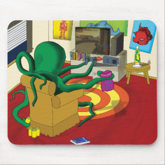 Spiel-Tintenfisch-Mäusematte Mousepad