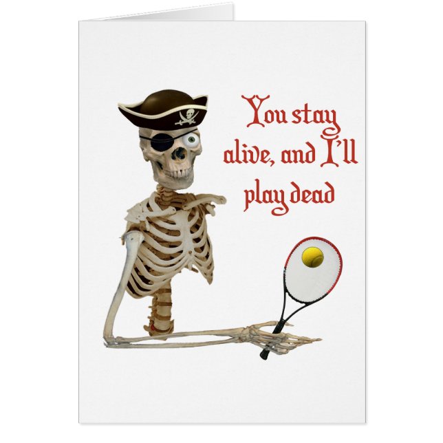 Spiel-toter Tennis-Pirat (Vorne)