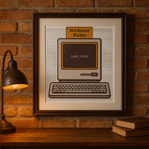Spiel über alten PC Poster
