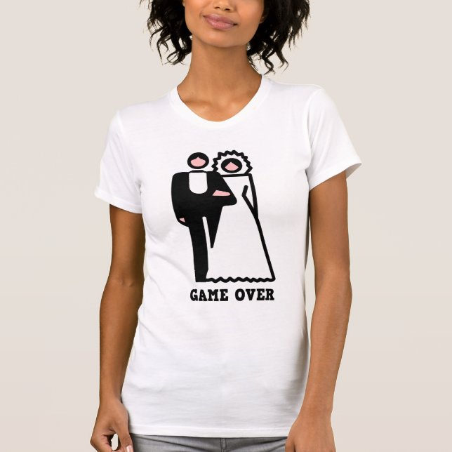 Spiel über Bachelorette T - Shirt (Vorderseite)