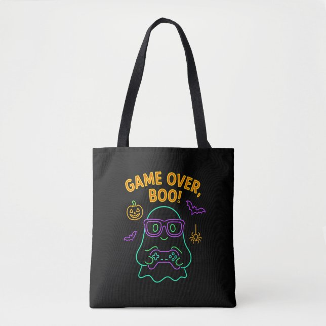 Spiel über Boo Funny Halloween Gamer Ghost (Vorderseite)