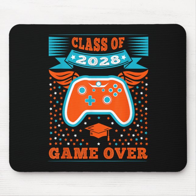 Spiel über Cl von 2028 Shirt Schüler lustig 2028 G Mousepad (Vorne)