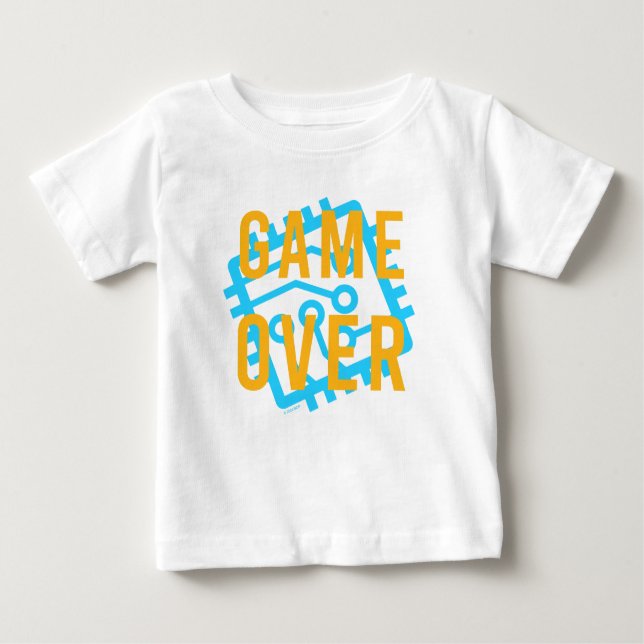 Spiel über den digitalen Kreis Baby T-shirt (Vorderseite)