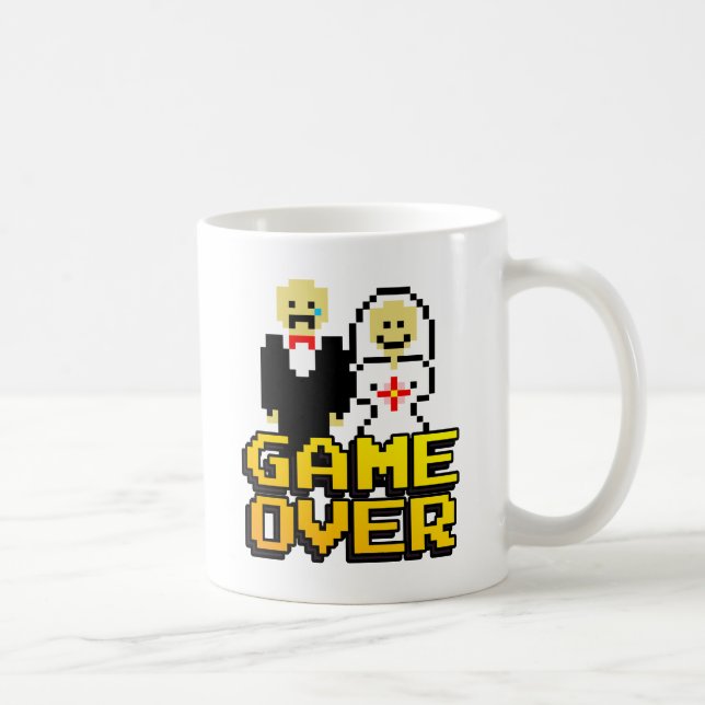 Spiel über die Ehe (8-Bit) Tasse (Rechts)