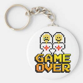 Spiel über die Ehe (Lesbisch, 8-Bit) Schlüsselanhänger