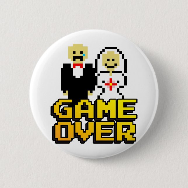 Spiel über Ehe (8-Bit) Button (Vorderseite)