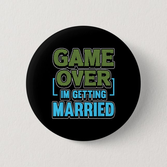 Spiel über Ich werde heiraten Groom Button (Vorderseite)