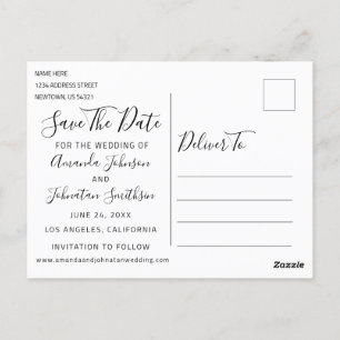 Spiel über lustiges Save the Date Hochzeitweißes F Postkarte