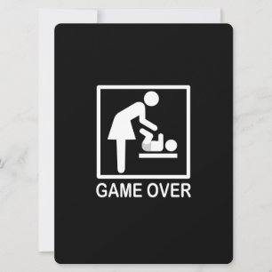 Spiel über Mama Funny Black und White Piktogramm