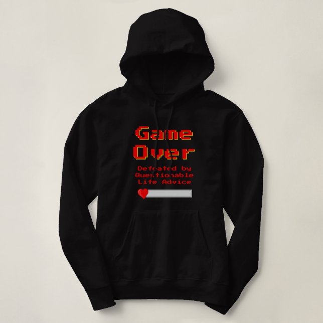 Spiel über Meme Hoodie Sweatshirt (Design vorne)