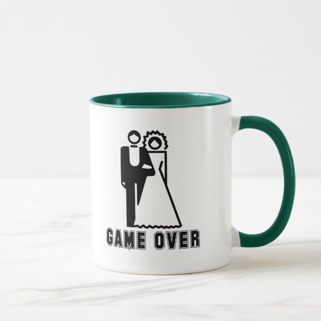 SPIEL ÜBER T - Shirt Tasse (Rechts)