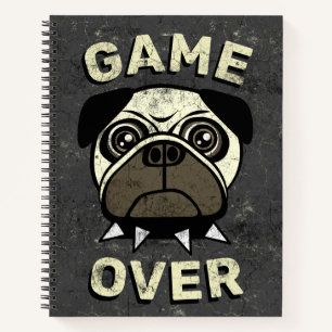 Spiel über wütend Hund RUD Notizbuch