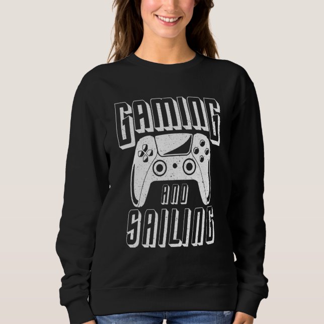 Spiel- und Segelvideospiel-Controller Sweatshirt (Vorderseite)