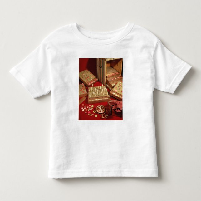 Spiel von Dauphin Lotto erfunden von Louis XIV Kleinkind T-shirt (Vorderseite)