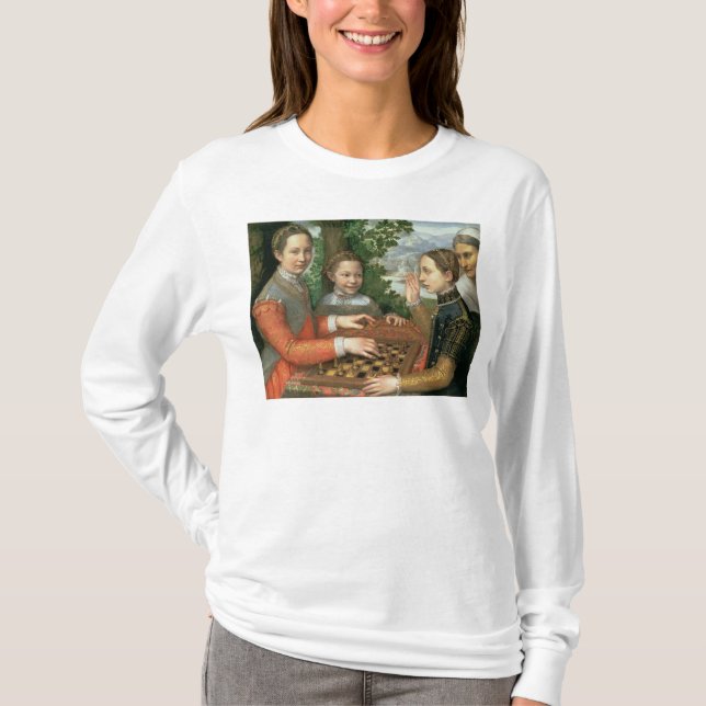 Spiel von Schach, 1555 T-Shirt (Vorderseite)