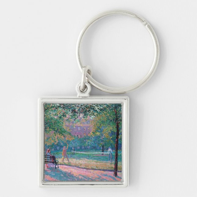 Spiel von Tennis Schlüsselanhänger (Vorne)