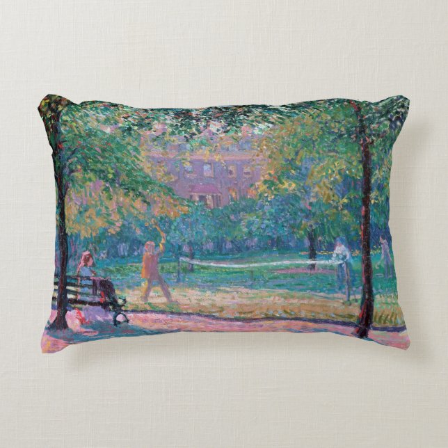 Spiel von Tennis Zierkissen (Vorderseite)