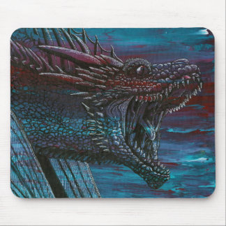 Spiel von Throne Fan-Kunst Drache-Malerei Mousepad