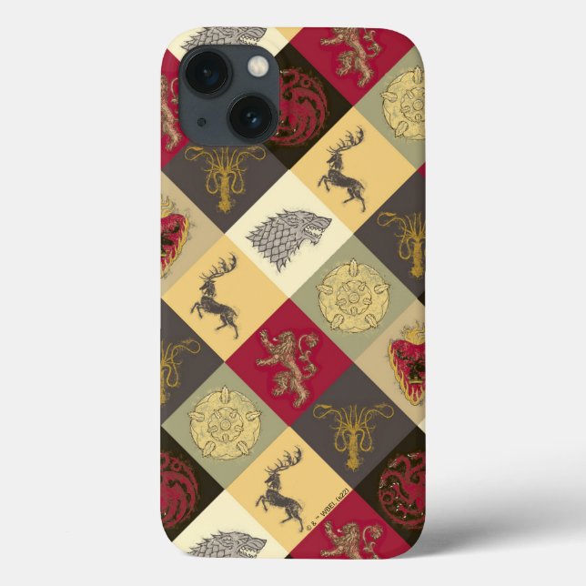 Spiel von Thrones Sigil Pattern Case-Mate iPhone Hülle (Rückseite)