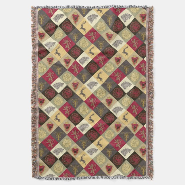 Spiel von Thrones Sigil Pattern Decke (Vorderseite Vertikal)