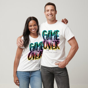 Spiel vorbei Graffiti Joystick-Spieler T-Shirt