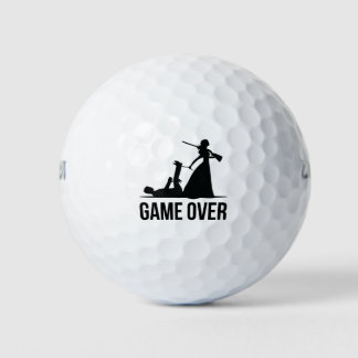 Spiel vorbei - Hochzeit Golfball