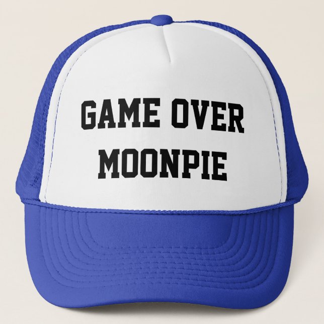 Spiel vorbei, Moonpie Truckerkappe (Vorderseite)