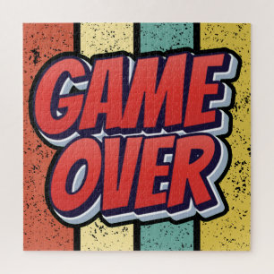 Spiel vorbei. puzzle