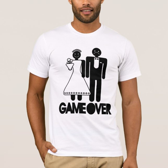 Spiel vorbei - trauriger Baum T-Shirt (Vorderseite)