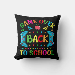 Spiel vorbei Zurück zur Schule Kissen