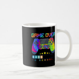 Spiel vorbei, zurück zur Schule Spaß Kinder erster Kaffeetasse