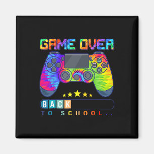 Spiel vorbei, zurück zur Schule Spaß Kinder erster Magnet