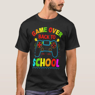 Spiel vorbei Zurück zur Schule T-Shirt
