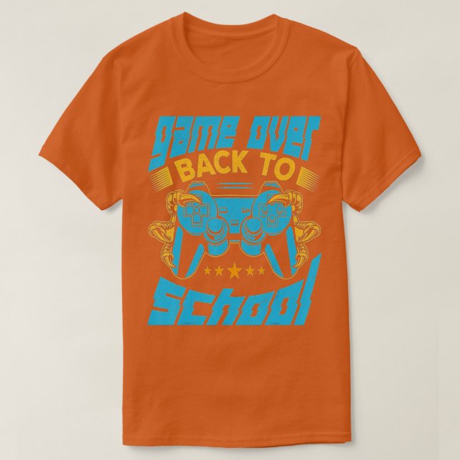 Spiel zurück zu SchullehrernSchülerspielkontext T-Shirt (Design vorne)